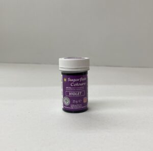 Μωβ χρώμα ζαχαροπλαστικής σε πάστα