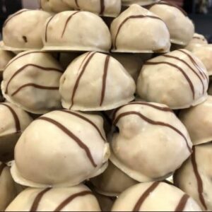 Μελομακάρονα με λευκή σοκολάτα