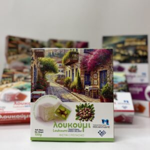Λουκούμια τριαντάφυλλο συσκευασμένα 150gr